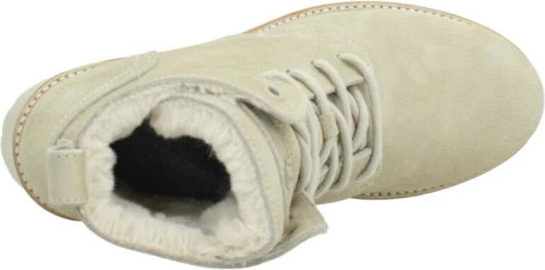 Panama Jack Stijlvolle Veterschoenen met Hakken Beige Dames