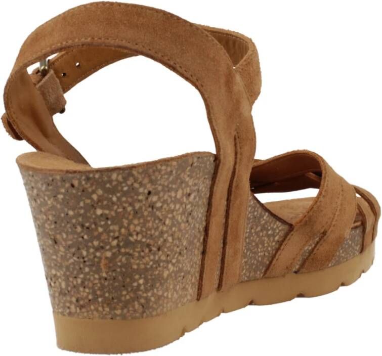 Panama Jack Wedges Brown Dames