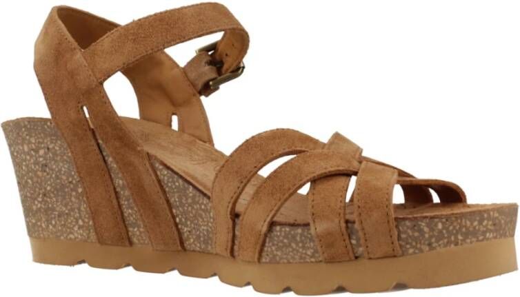 Panama Jack Wedges Brown Dames