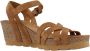 Panama Jack Vera Sandalen Met Sleehak Dames Bruin - Thumbnail 12