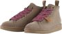 Panchic Beige Sneakers met Fuchsia Veters Beige Dames - Thumbnail 2