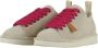 Panchic Veterschoenen in Mist Suede met Brede Fuchsia Veters Gray Dames - Thumbnail 5