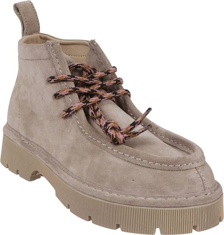 Panchic Bruine Platte Schoenen Brown Dames