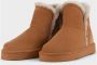 Panchic Bruine Suède Shearling Bootie Brown Dames - Thumbnail 2