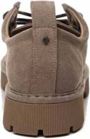 Panchic Bruine Veterschoenen van Nubuck Brown Heren