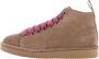 Panchic Beige Sneakers met Fuchsia Veters Beige Dames - Thumbnail 10