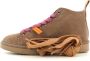 Panchic Beige Sneakers met Fuchsia Veters Beige Dames - Thumbnail 15