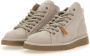 Panchic Leren Veterschoenen voor Heren Beige Heren - Thumbnail 4