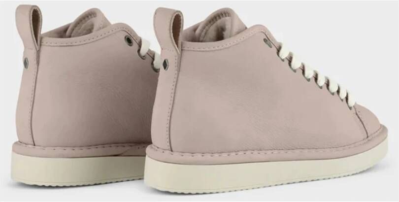 Panchic Ivoor Nubuck Enkellaarzen Beige Dames