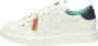 Panchic Witte leren sneakers met brede witte veters White Heren - Thumbnail 2