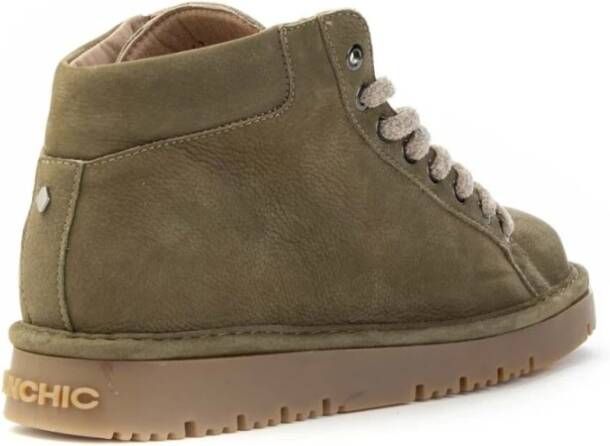 Panchic Militair Groene Suède Veterschoenen Green Heren