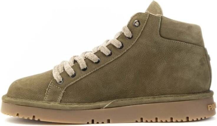 Panchic Militair Groene Suède Veterschoenen Green Heren