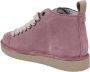 Panchic Roze Leren Platte Schoenen Gemaakt in Italië Pink Dames - Thumbnail 3