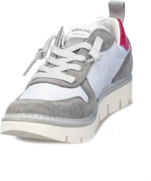 Panchic Schattige hardloopschoenen Nylon Suede Microfiber White Dames