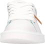 Panchic Witte leren sneakers met brede witte veters White Heren - Thumbnail 24