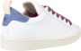 Panchic Witte Veterschoenen met Blauwe en Roze Accenten White Dames - Thumbnail 4