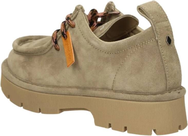 Panchic Stijlvolle Veterschoenen voor Mannen Brown Dames