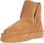 Panchic Suede Bont Gevoerde Laars Brown Dames - Thumbnail 2