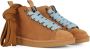 Panchic Suede Chukka Boot met Faux Fur Voering Brown Dames - Thumbnail 4