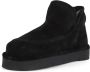 Panchic Suede Fur Lined Boot P67 Black Dames - Thumbnail 2