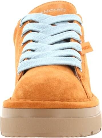 Panchic Suede Lace-Up Sneakers Brown Dames