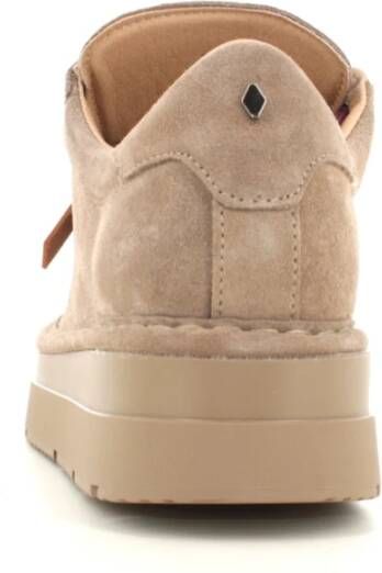 Panchic Suede Lace-Up Sneakers Brown Dames