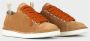 Panchic Suède Oranje Veterschoenen Brown Dames - Thumbnail 2