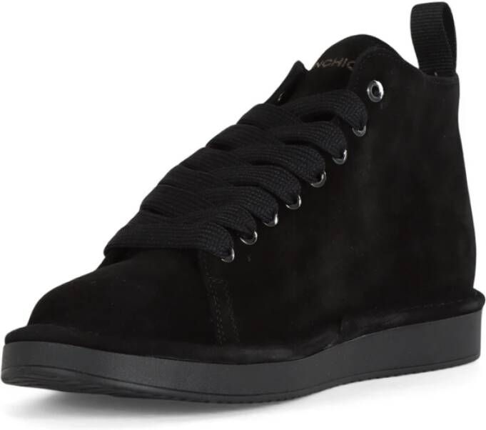 Panchic Suède Veterschoen Black Heren