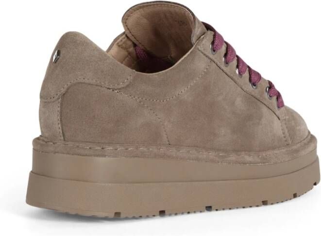 Panchic Suède Veterschoenen Brown Dames