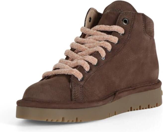 Panchic Veterschoen Nubuck Laars Brown Dames