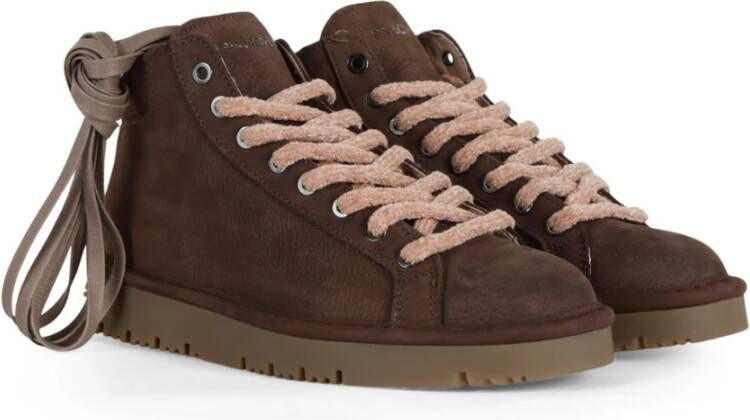 Panchic Veterschoen Nubuck Laars Brown Dames