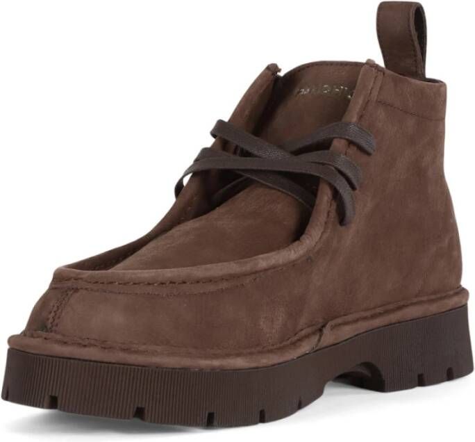 Panchic Veterschoen Nubuck Laars Brown Heren