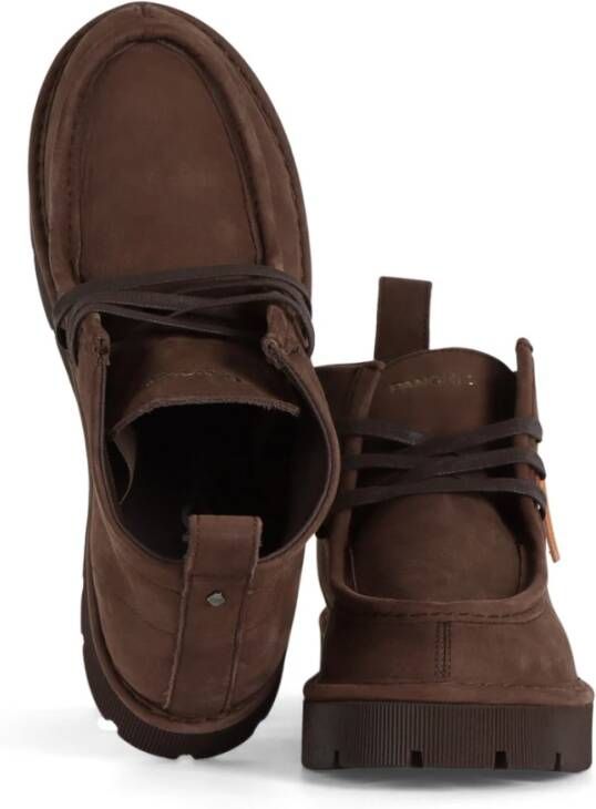 Panchic Veterschoen Nubuck Laars Brown Heren