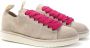 Panchic Veterschoenen in Mist Suede met Brede Fuchsia Veters Gray Dames - Thumbnail 8