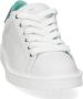 Panchic Witte leren schoenen met blauwe hiel White Heren - Thumbnail 2