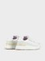 Panchic Witte Nylon Suède Sneakers met Spiegelend Leer White Dames - Thumbnail 3