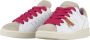 Panchic Witte Vetersneakers met Fuchsia Veters White Dames - Thumbnail 2