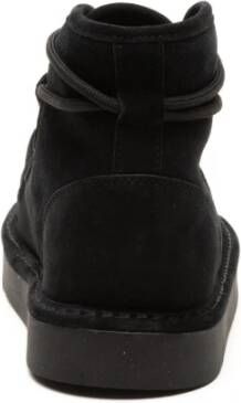 Panchic Zwarte Platte Schoenen Bootie Black Dames