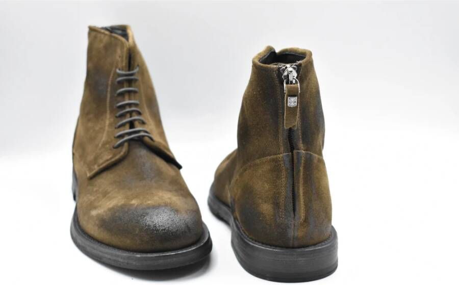 Pantanetti Bruine Veterschoenen Elegante Stijl Brown Heren