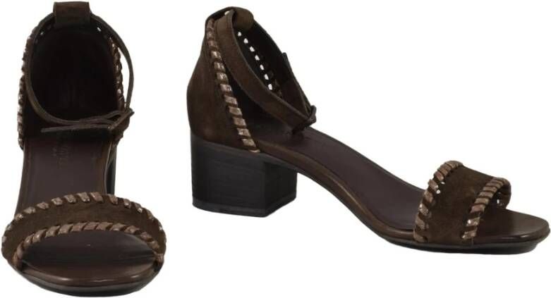 Pantanetti Leren Schoenen 100% Leren Zool Brown Dames