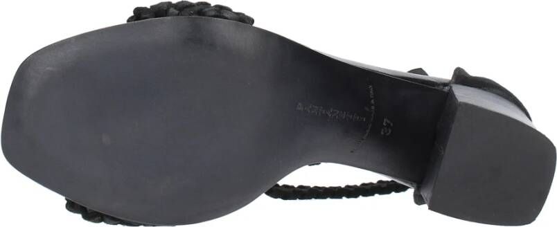 Pantanetti Sandalen Zwart Black Dames