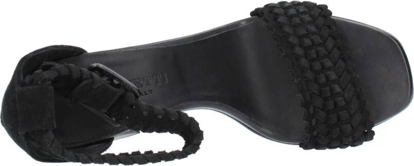 Pantanetti Sandalen Zwart Black Dames