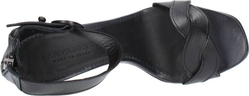 Pantanetti Sandalen Zwart Black Dames