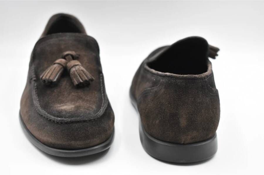 Pantanetti Stijlvolle Ebony Veterschoenen Brown Heren