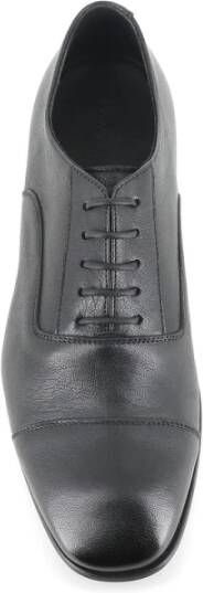 Pantanetti Zwarte Leren Oxford Schoenen Black Dames