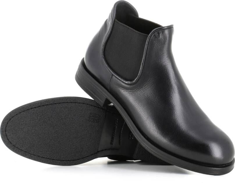 Pantanetti Zwarte platte Chelsea schoenen Black Dames