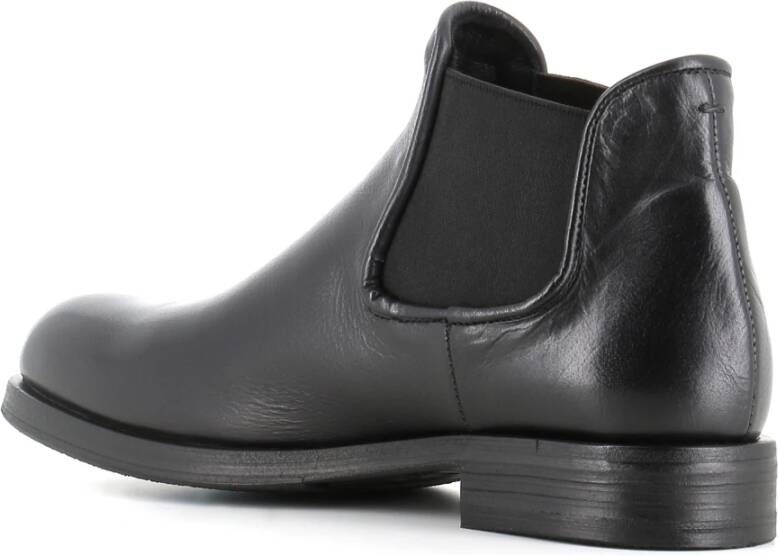 Pantanetti Zwarte platte Chelsea schoenen Black Dames