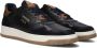 Pantofola D'Oro Blauwe Leren Lage Sneakers Multicolor Heren - Thumbnail 8