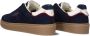 Pantofola D'Oro Blauwe Suède Lage Sneakers Blue Heren - Thumbnail 10