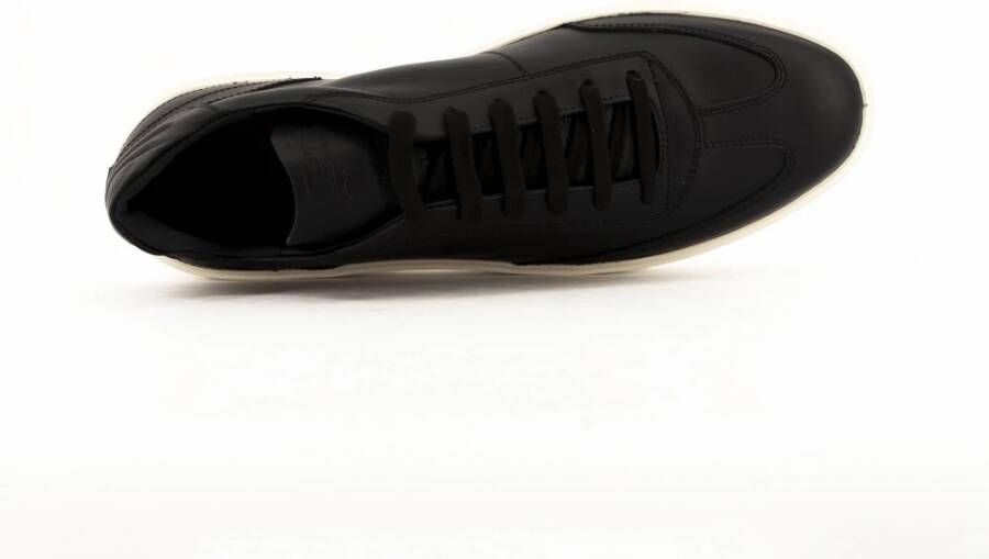 Pantofola D'Oro Elegante Heren Leren Sneakers Black Heren